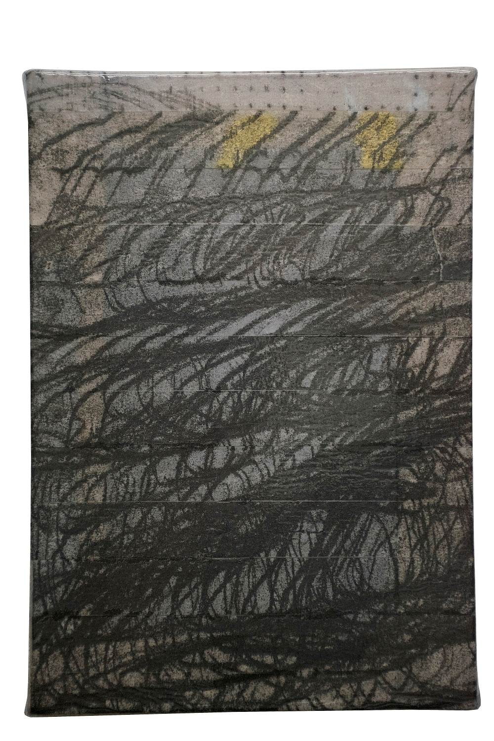 Sem título, original Abstrait Crayon La peinture par André Silva